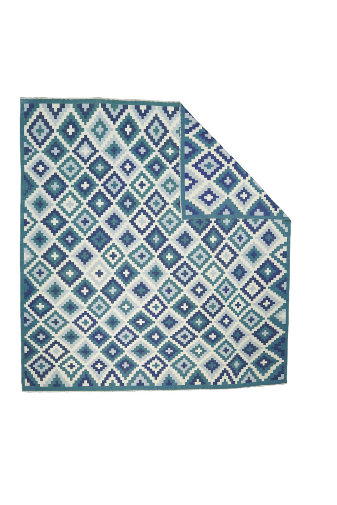 Vintage Dhurrie Geometric Rug