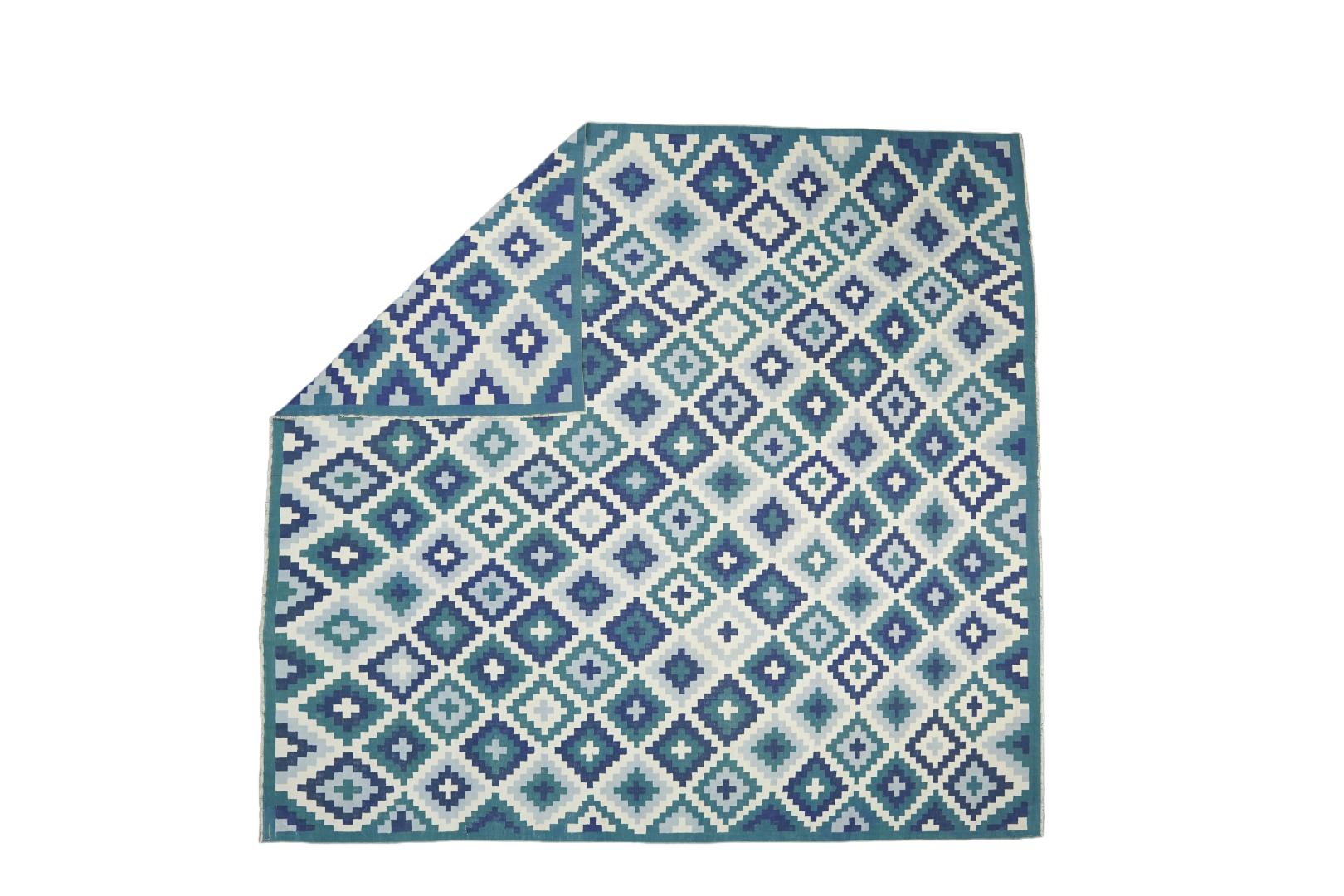 Vintage Dhurrie Geometric Rug