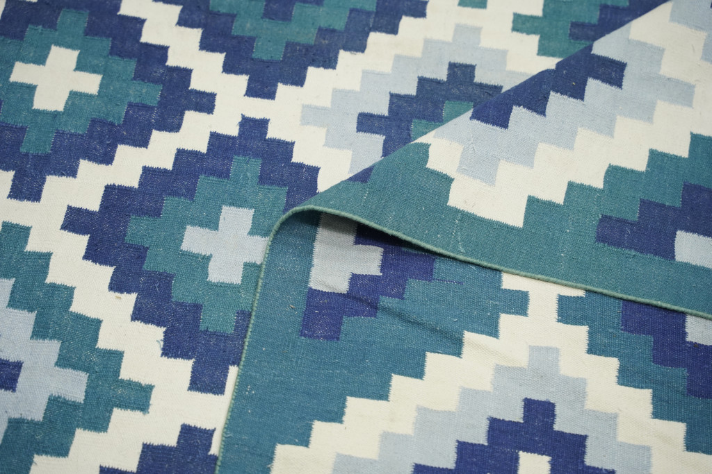 Vintage Dhurrie Geometric Rug