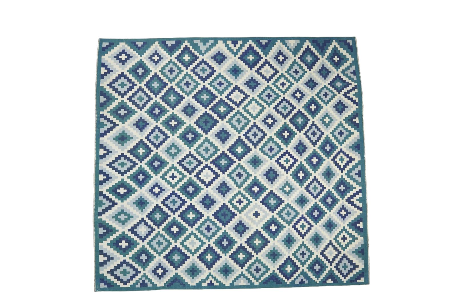Vintage Dhurrie Geometric Rug