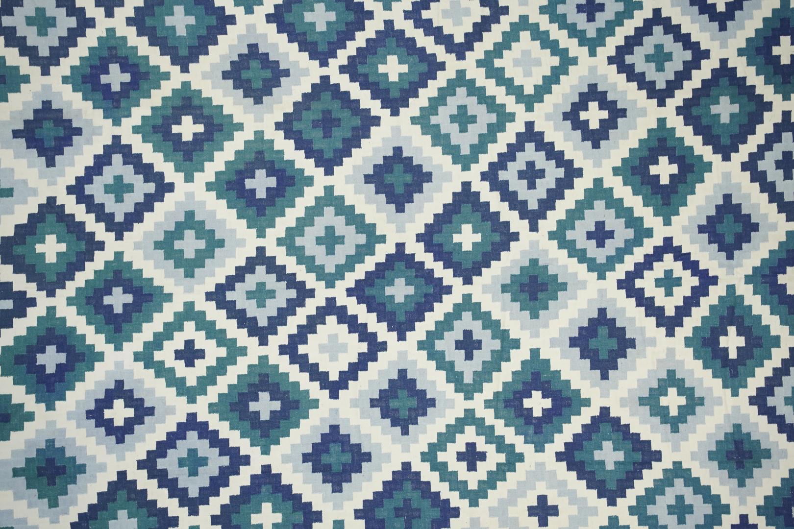 Vintage Dhurrie Geometric Rug