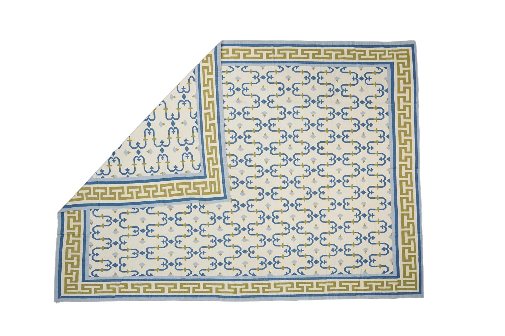 Vintage Dhurrie Geometric Rug