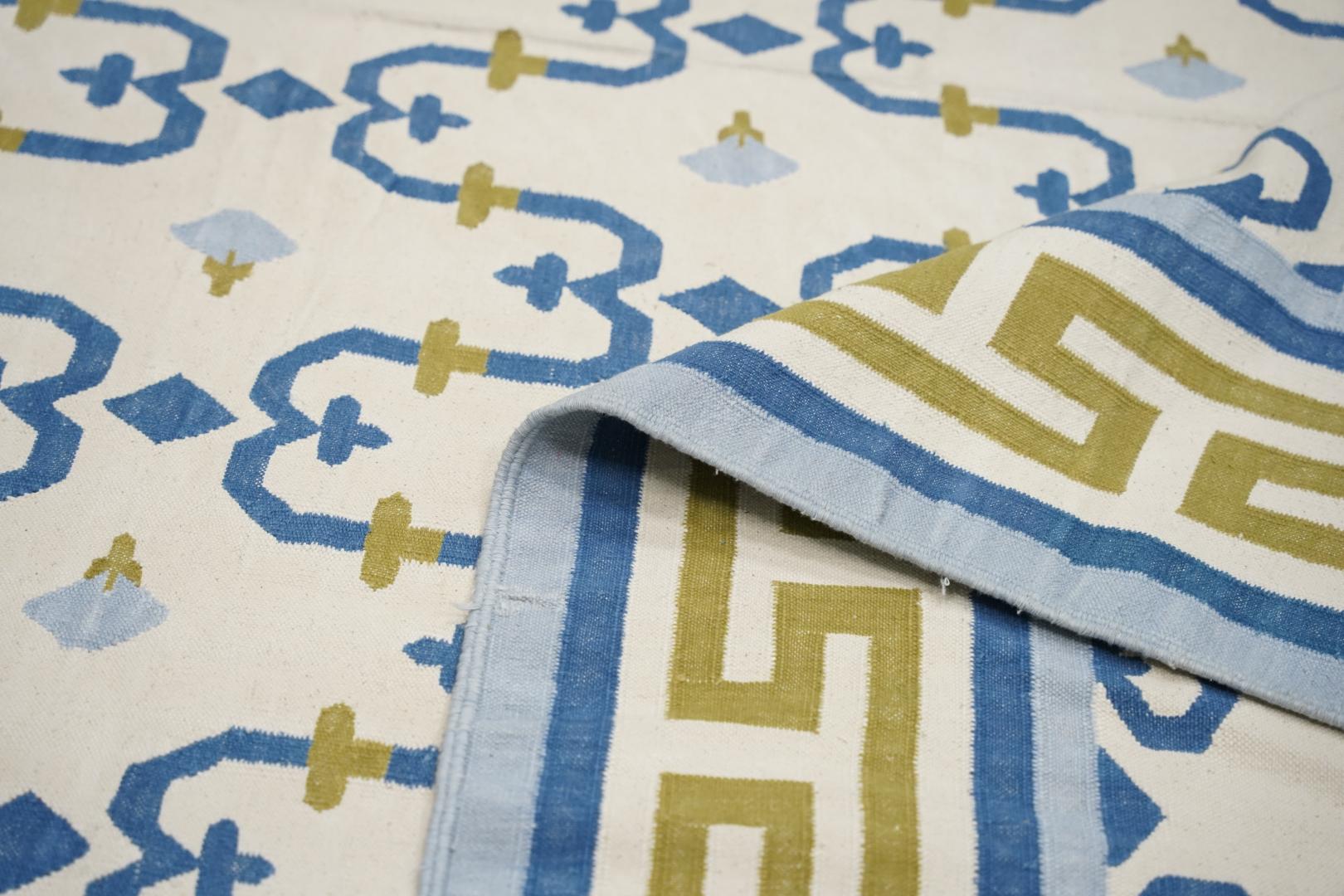 Vintage Dhurrie Geometric Rug