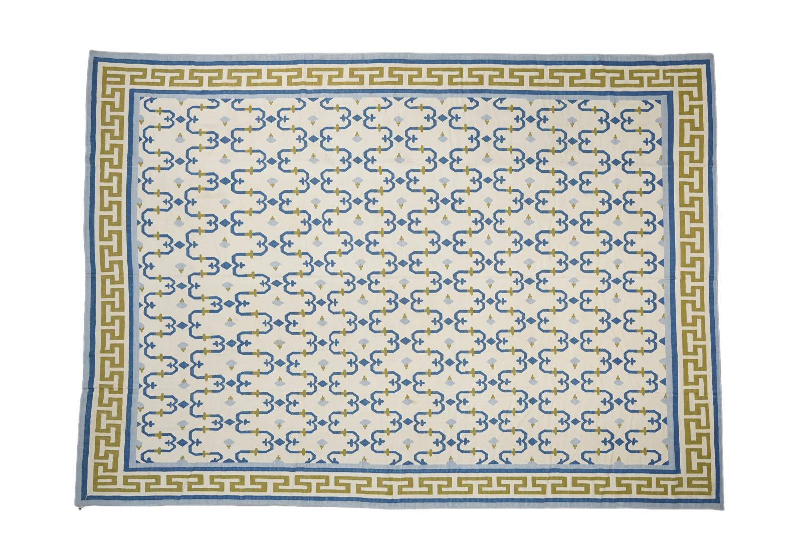 Vintage Dhurrie Geometric Rug