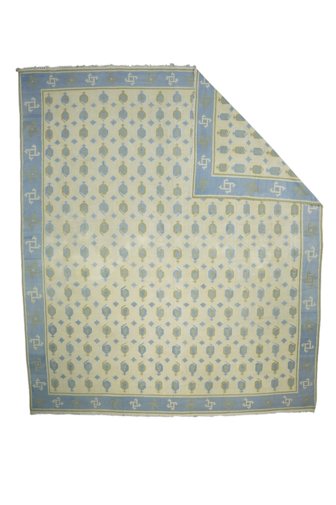 Vintage Dhurrie Geometric Rug