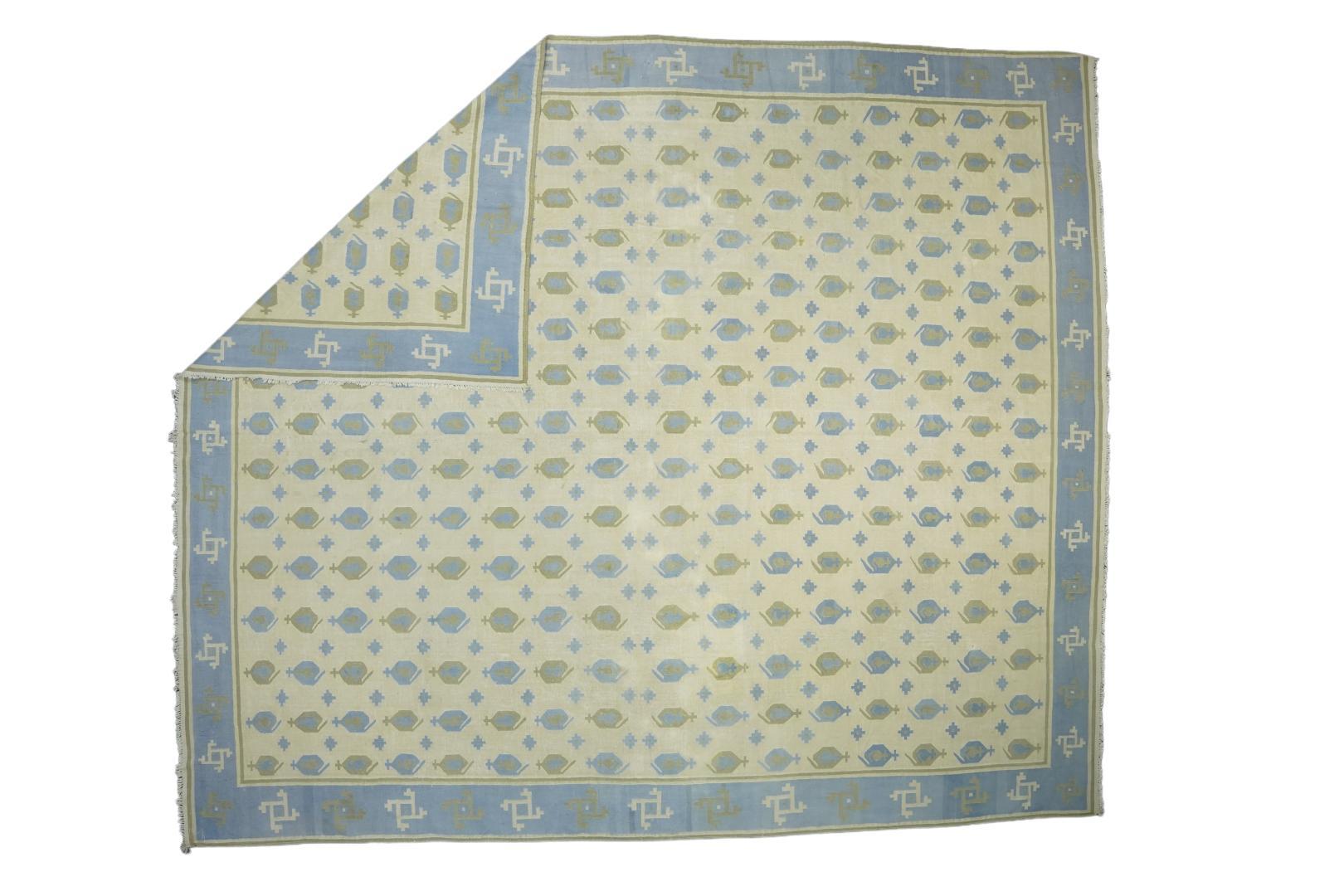 Vintage Dhurrie Geometric Rug