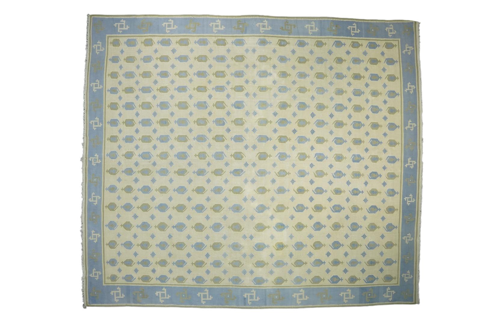 Vintage Dhurrie Geometric Rug