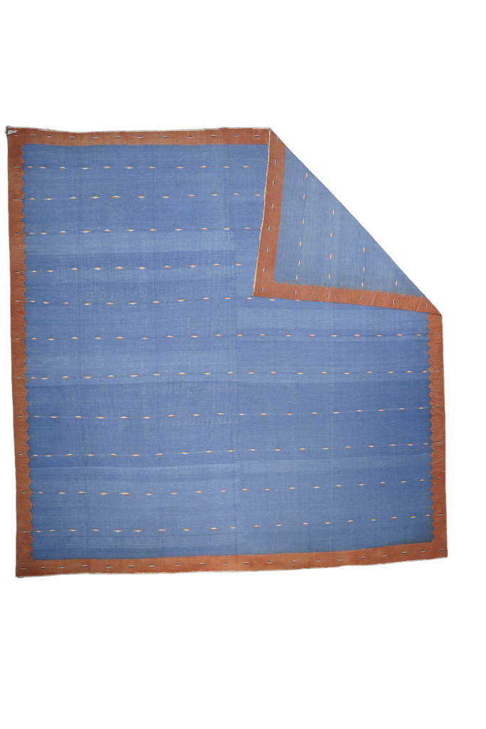 Vintage Dhurrie Square Rug