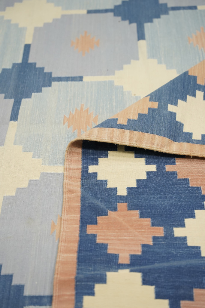Vintage Dhurrie Geometric Rug