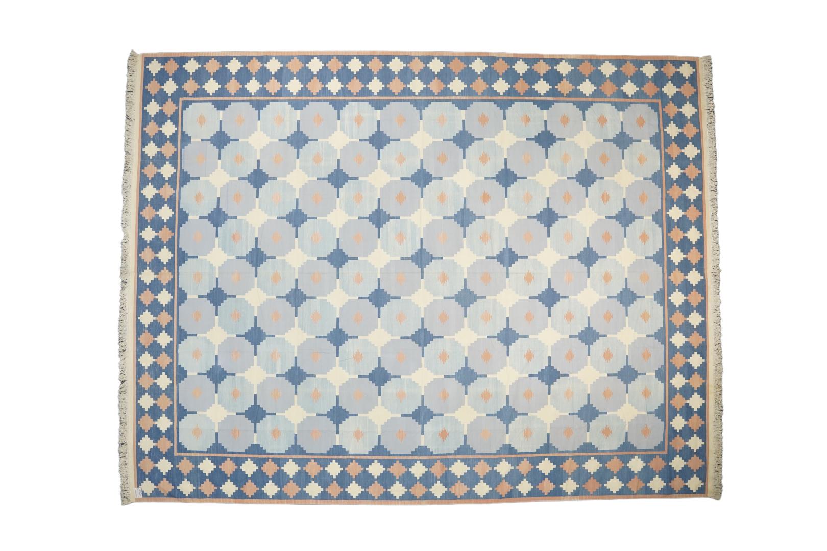 Vintage Dhurrie Geometric Rug