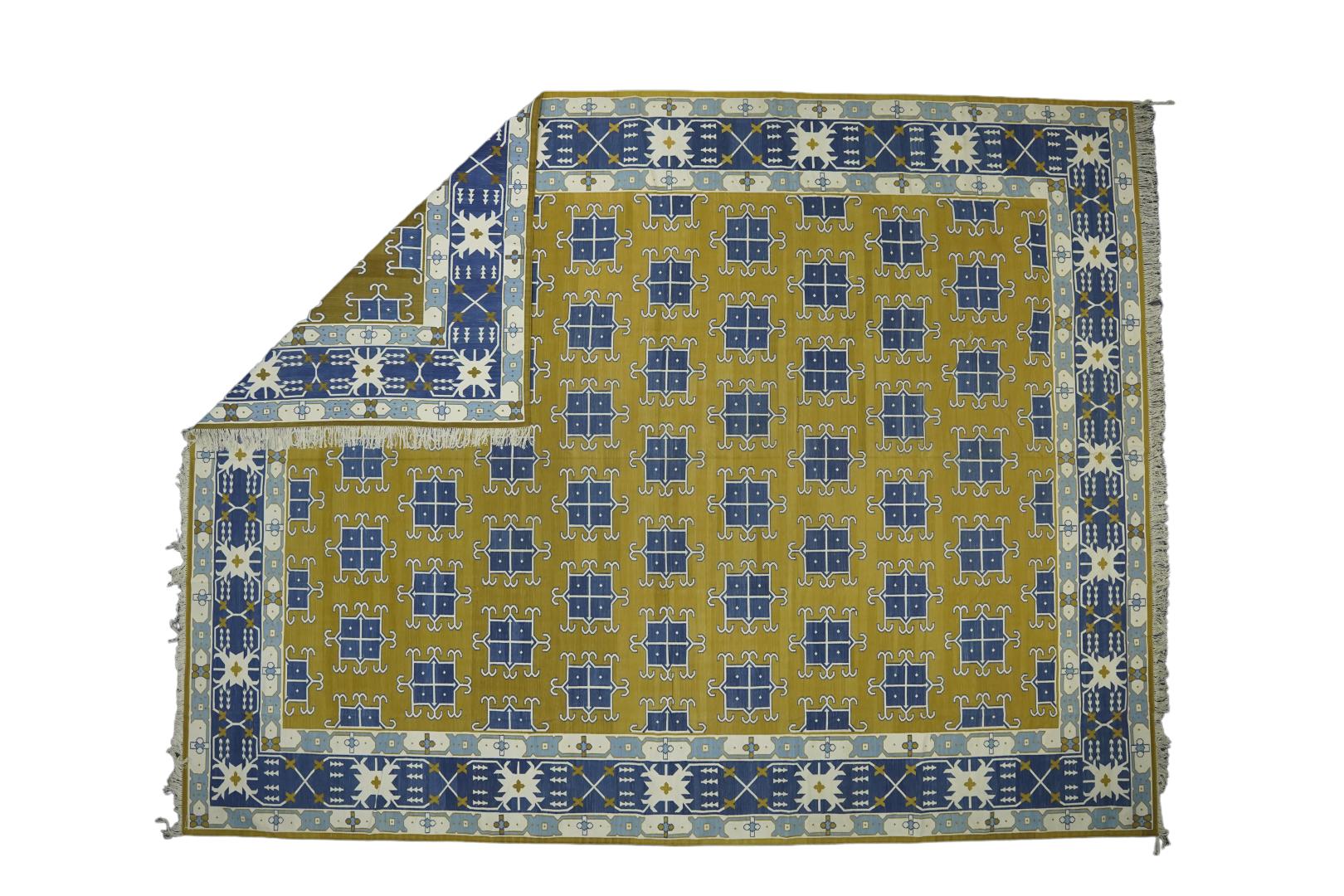Vintage Dhurrie Geometric Rug