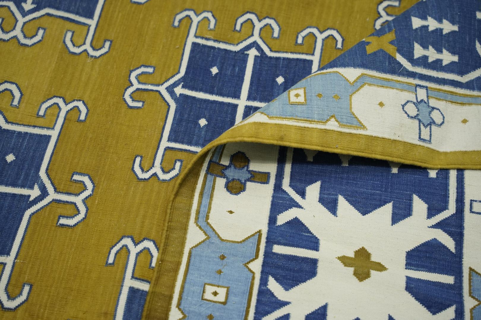 Vintage Dhurrie Geometric Rug