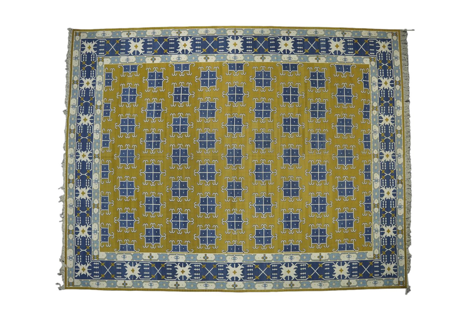 Vintage Dhurrie Geometric Rug