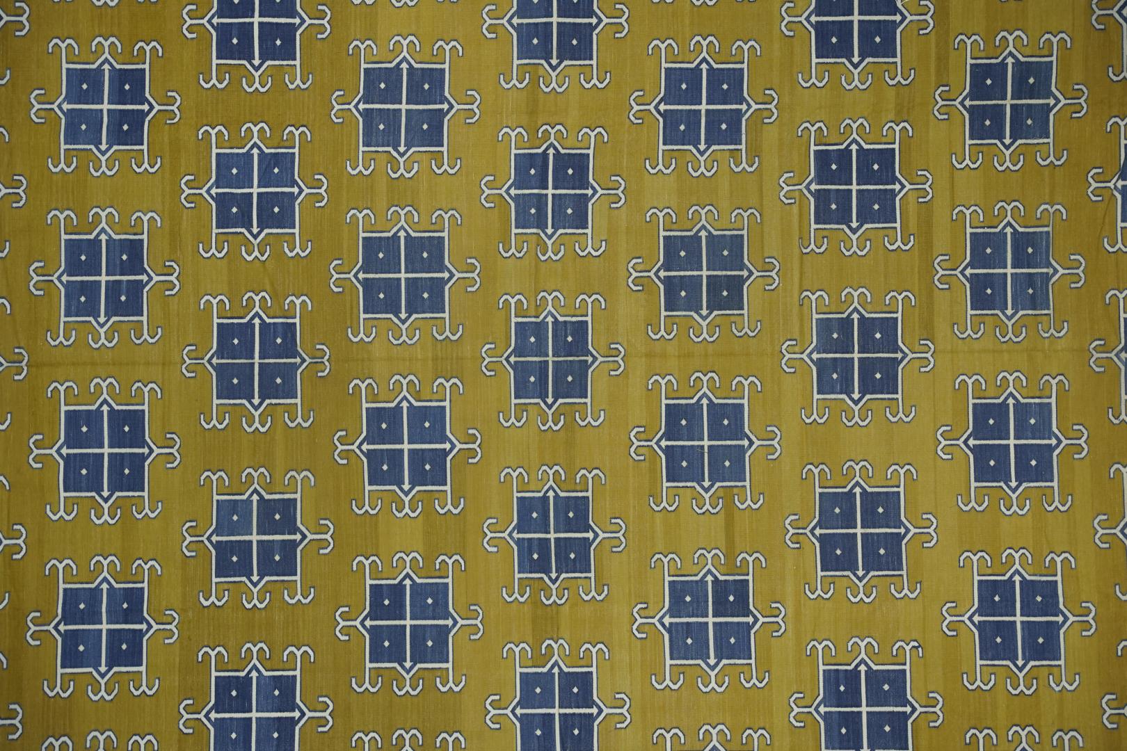 Vintage Dhurrie Geometric Rug