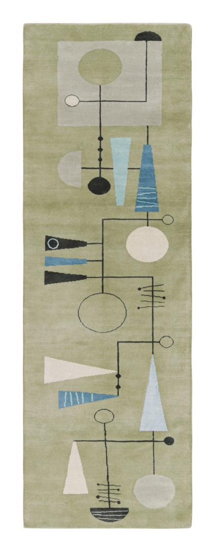Mid-Century Modern Runner Rug