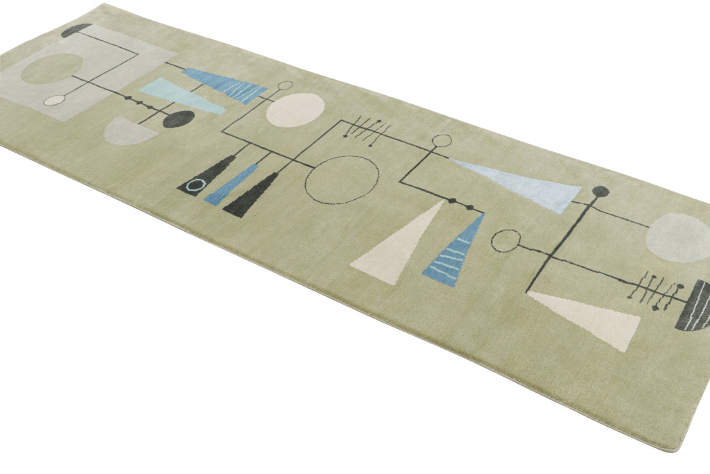 Mid-Century Modern Runner Rug