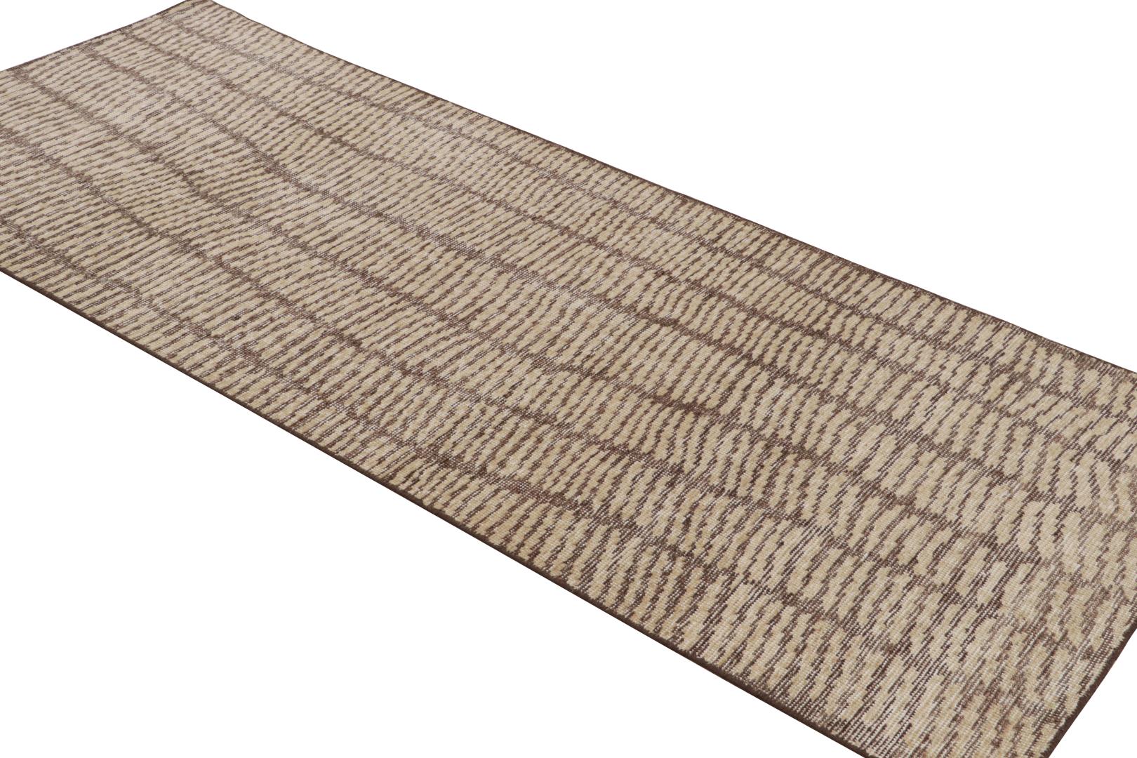 Custom Abstract Rug with Geometric Patterns