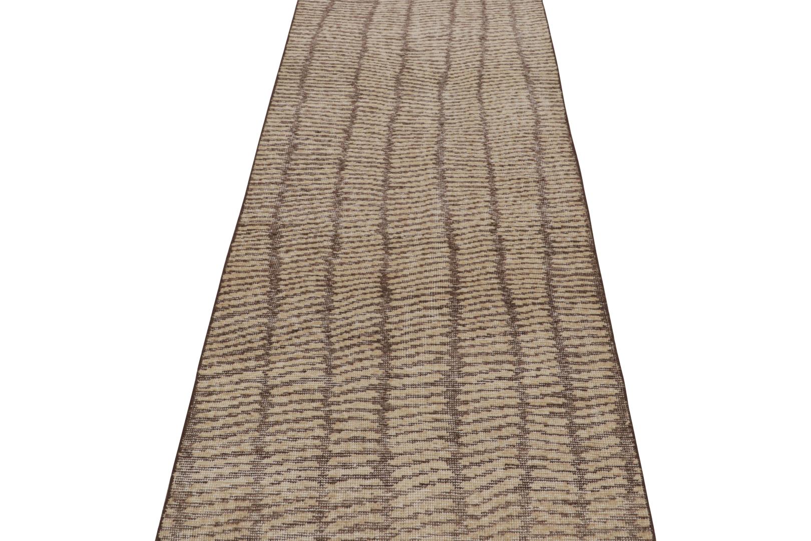 Custom Abstract Rug with Geometric Patterns