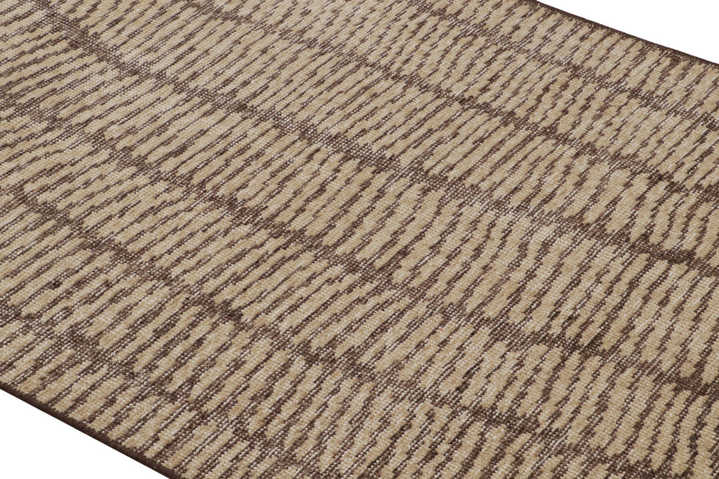 Custom Abstract Rug with Geometric Patterns
