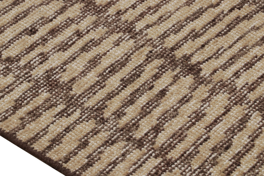 Custom Abstract Rug with Geometric Patterns