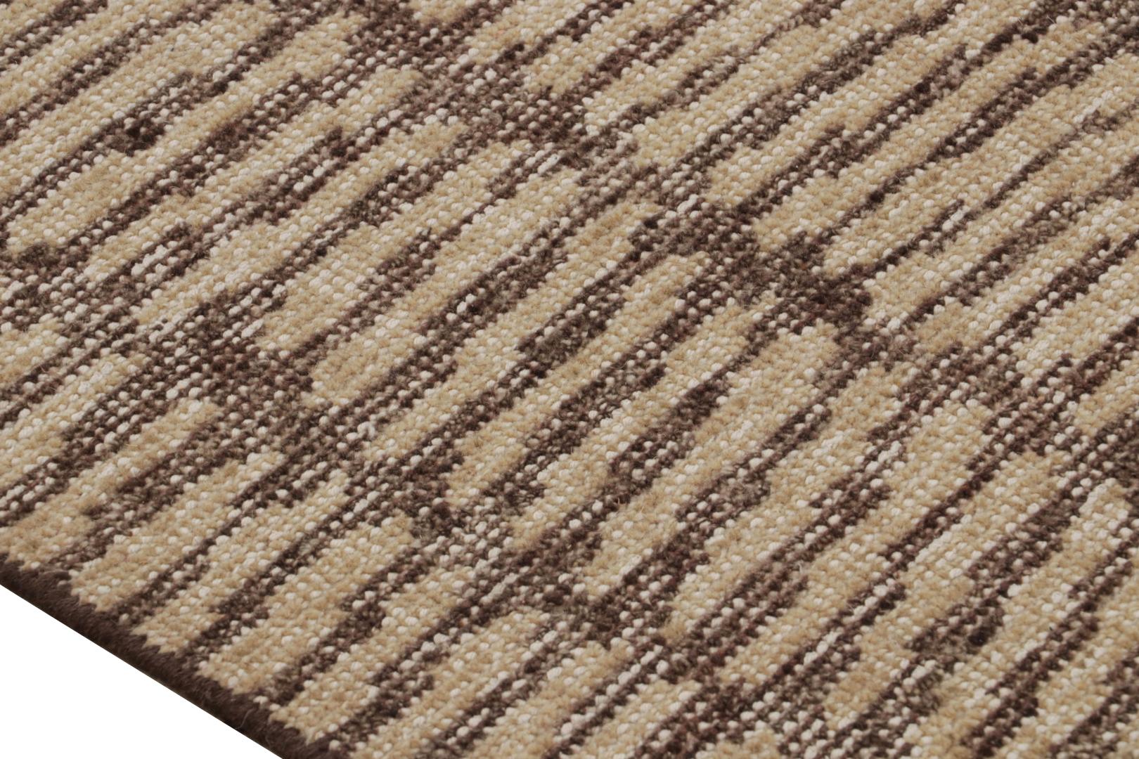 Custom Abstract Rug with Geometric Patterns
