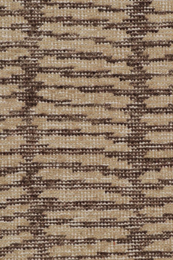 Custom Abstract Rug with Geometric Patterns