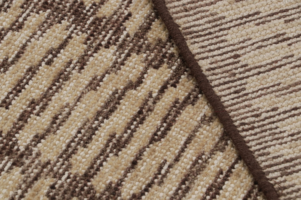 Custom Abstract Rug with Geometric Patterns