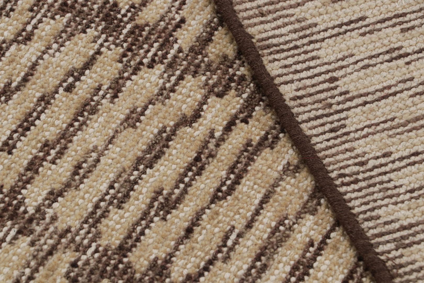 Custom Abstract Rug with Geometric Patterns