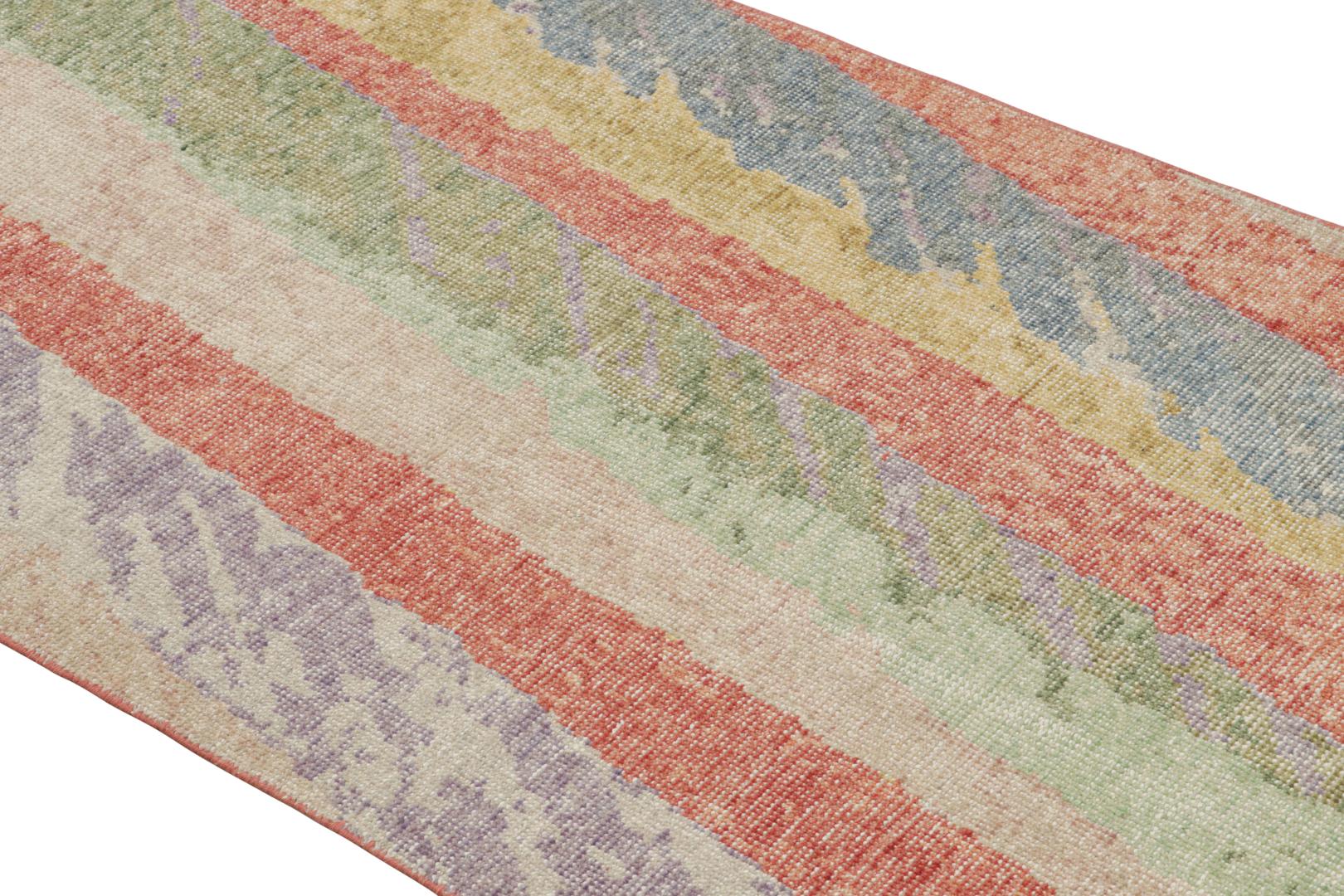 Modern Abstract Runner Rug