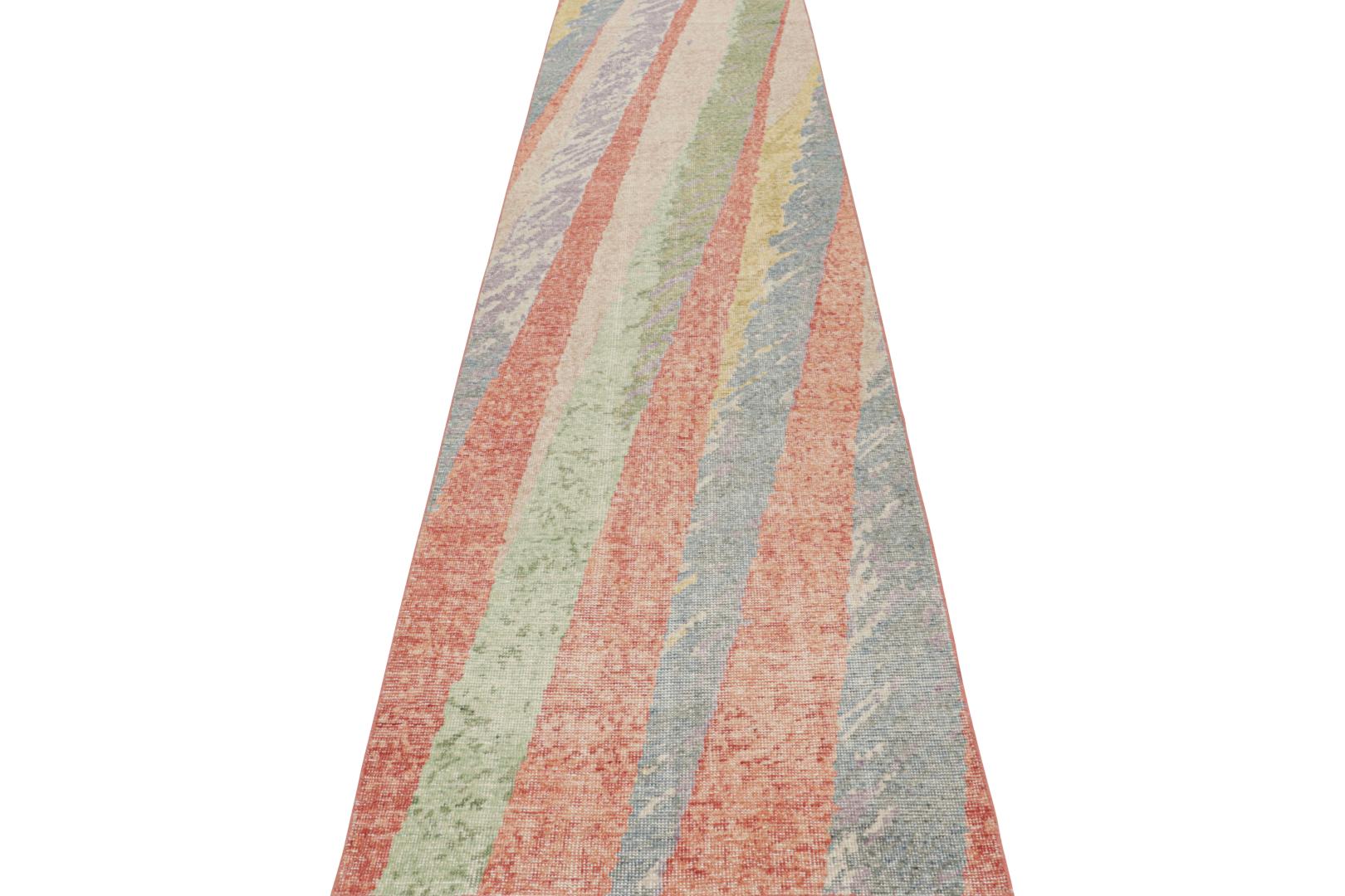 Modern Abstract Runner Rug