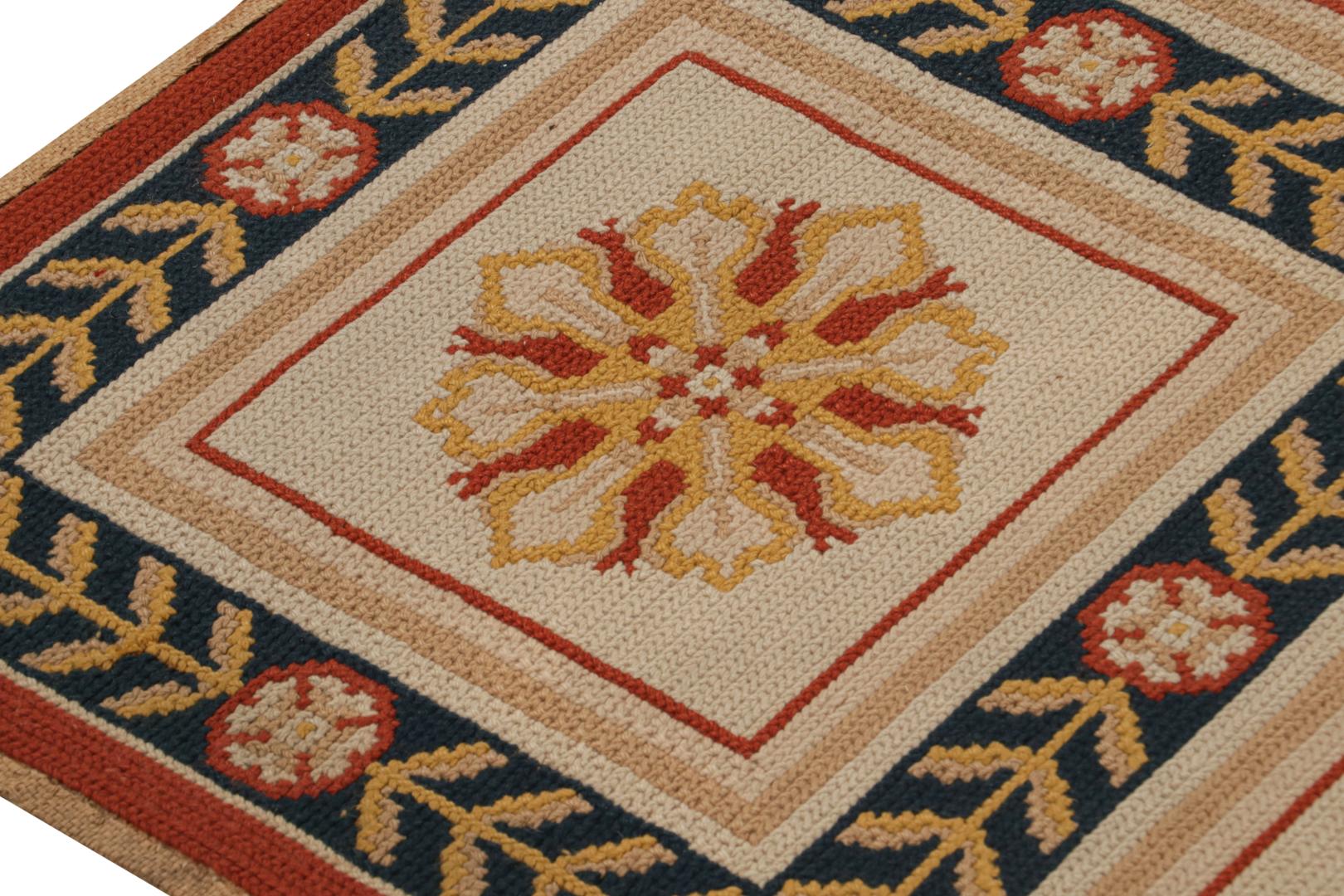 Antique Arraiolos Needlepoint Runner Rug