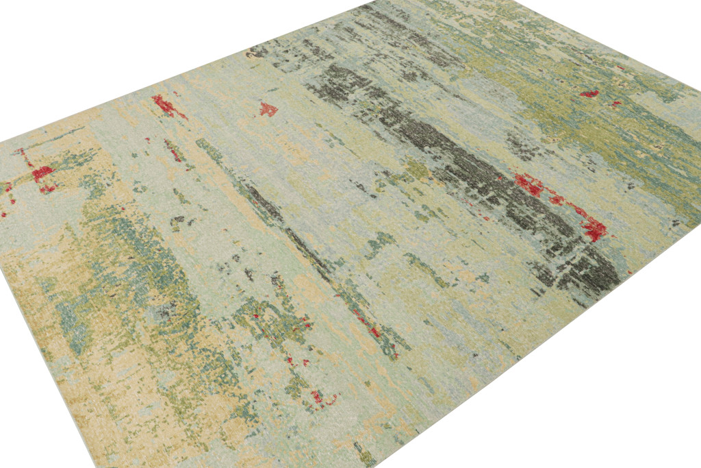 Distressed Abstract Rug