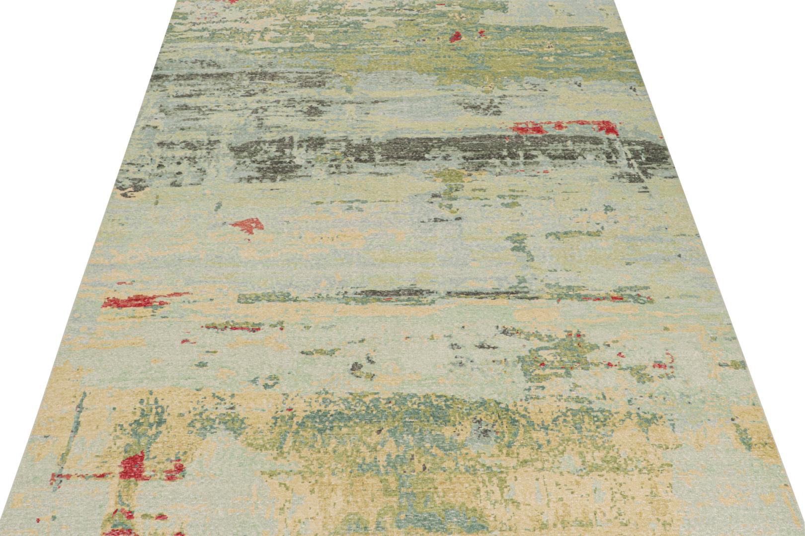 Distressed Abstract Rug