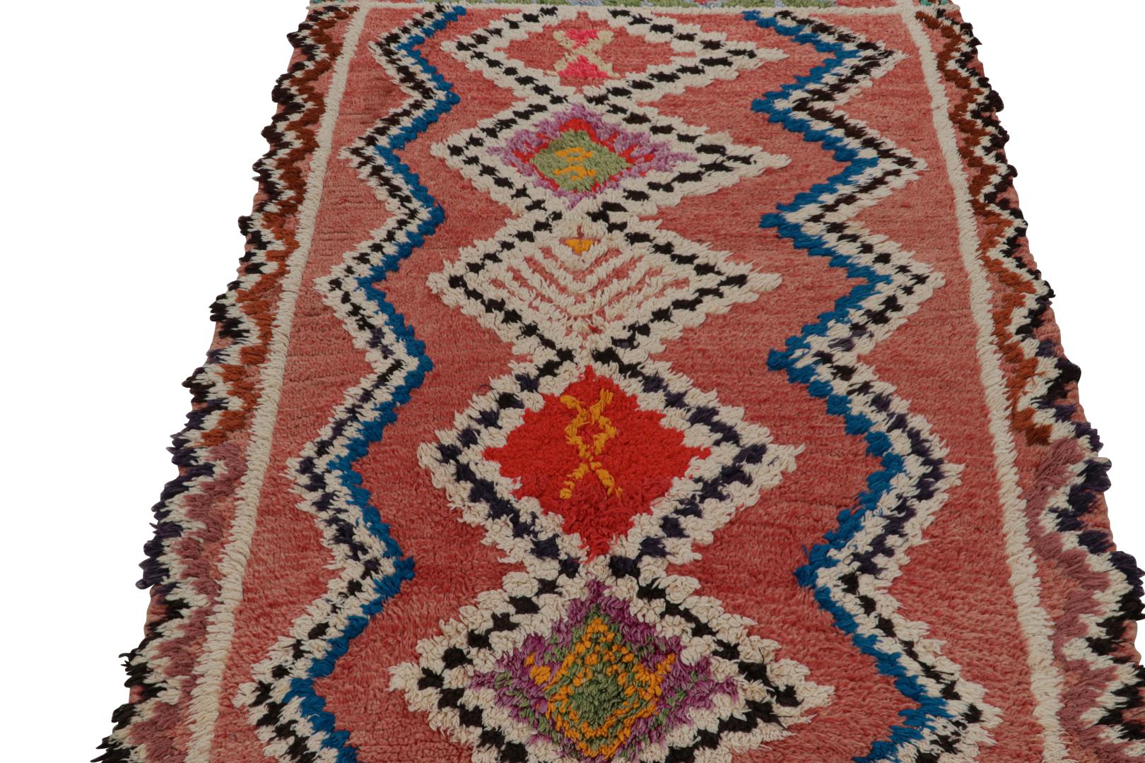Vintage Moroccan Geometric Rug