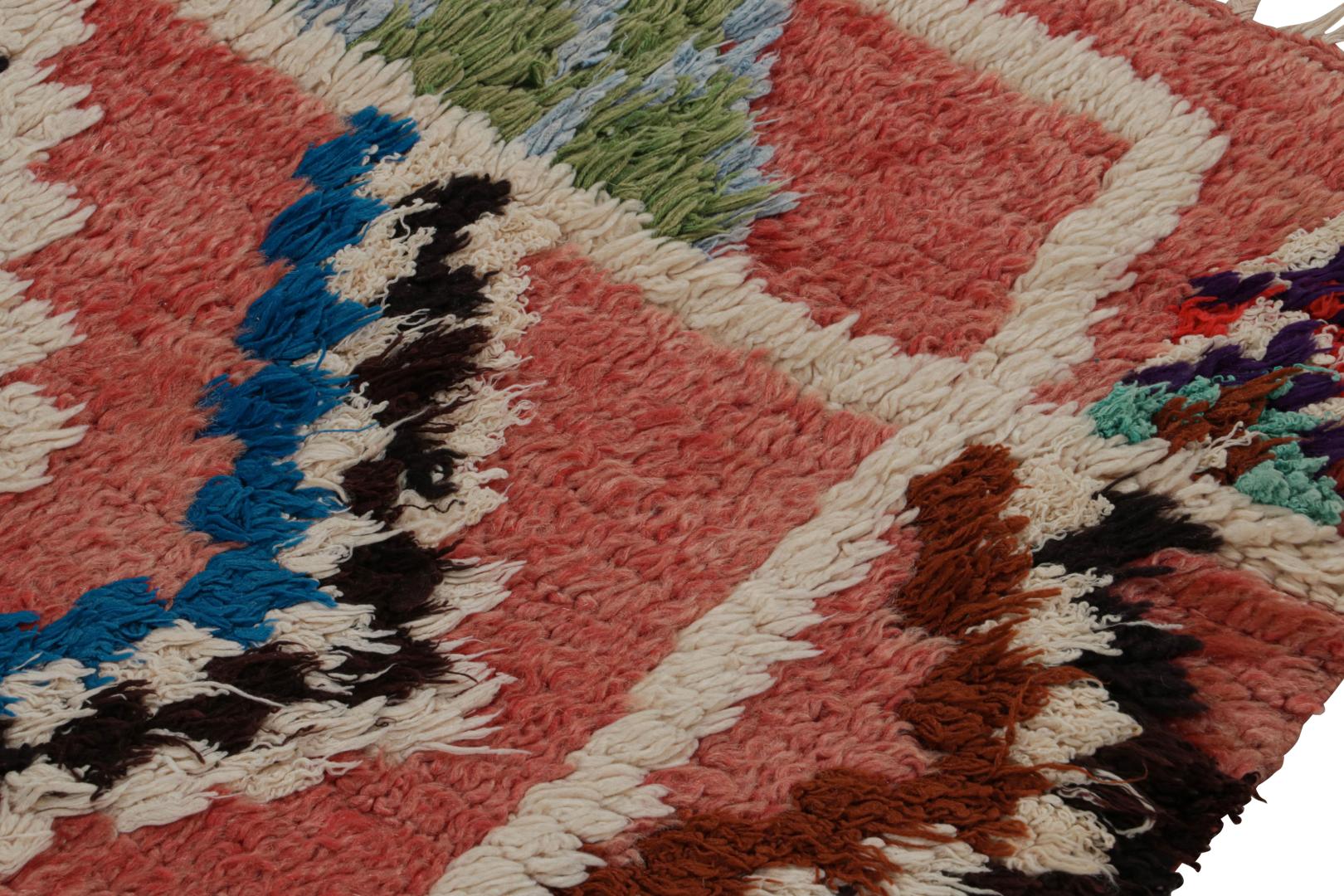 Vintage Moroccan Geometric Rug
