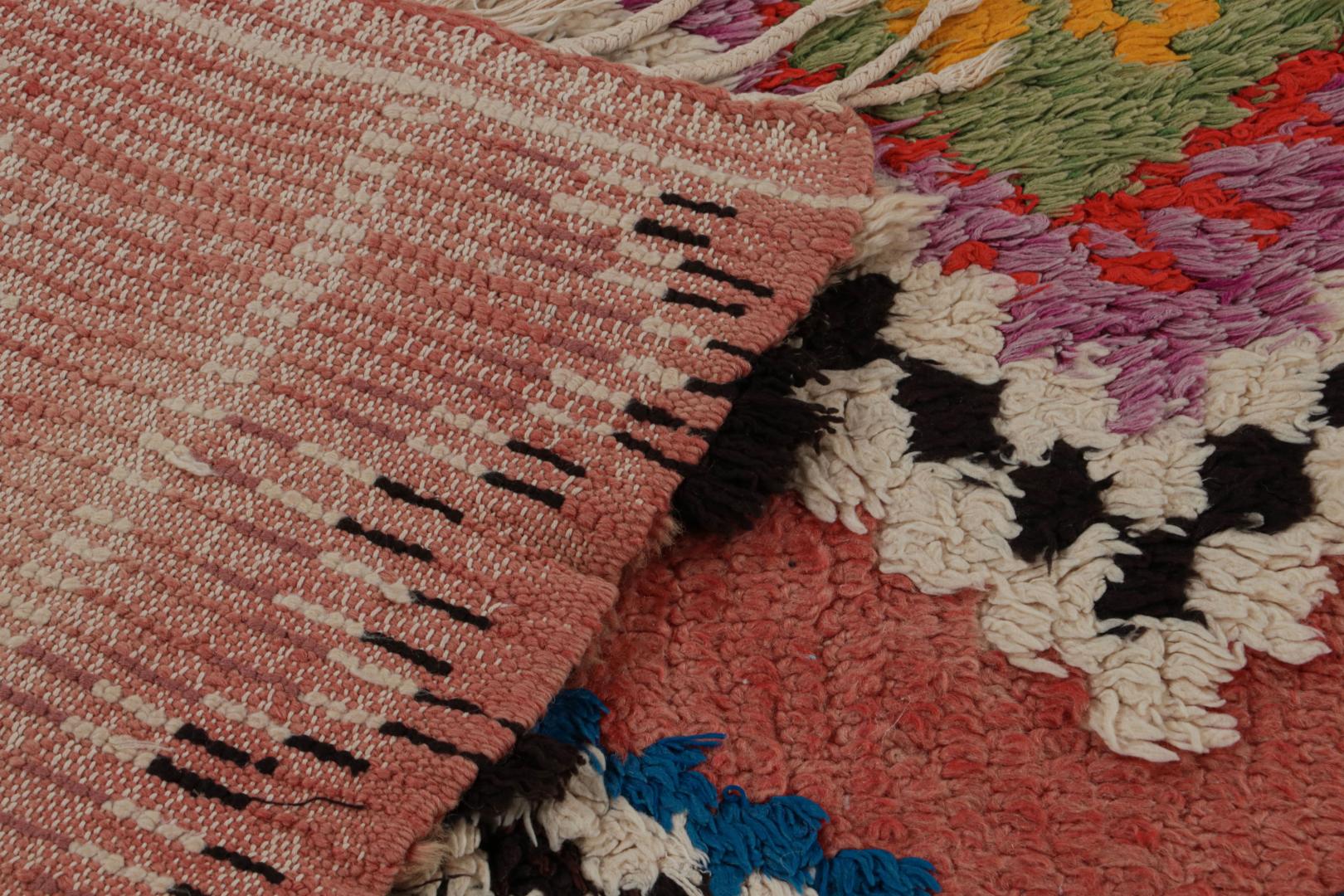 Vintage Moroccan Geometric Rug
