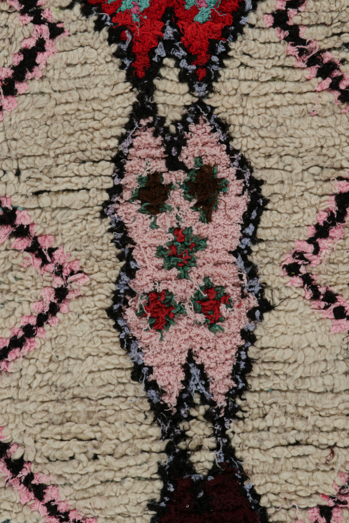 Vintage Moroccan Geometric Rug