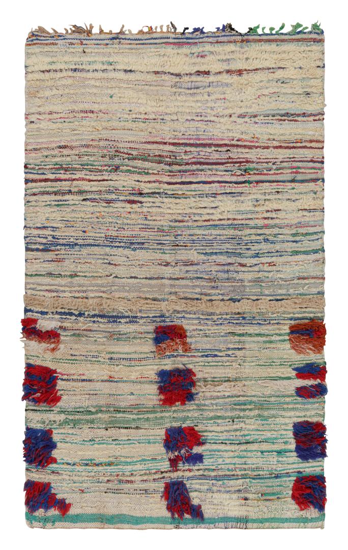 Vintage Moroccan Geometric Rug