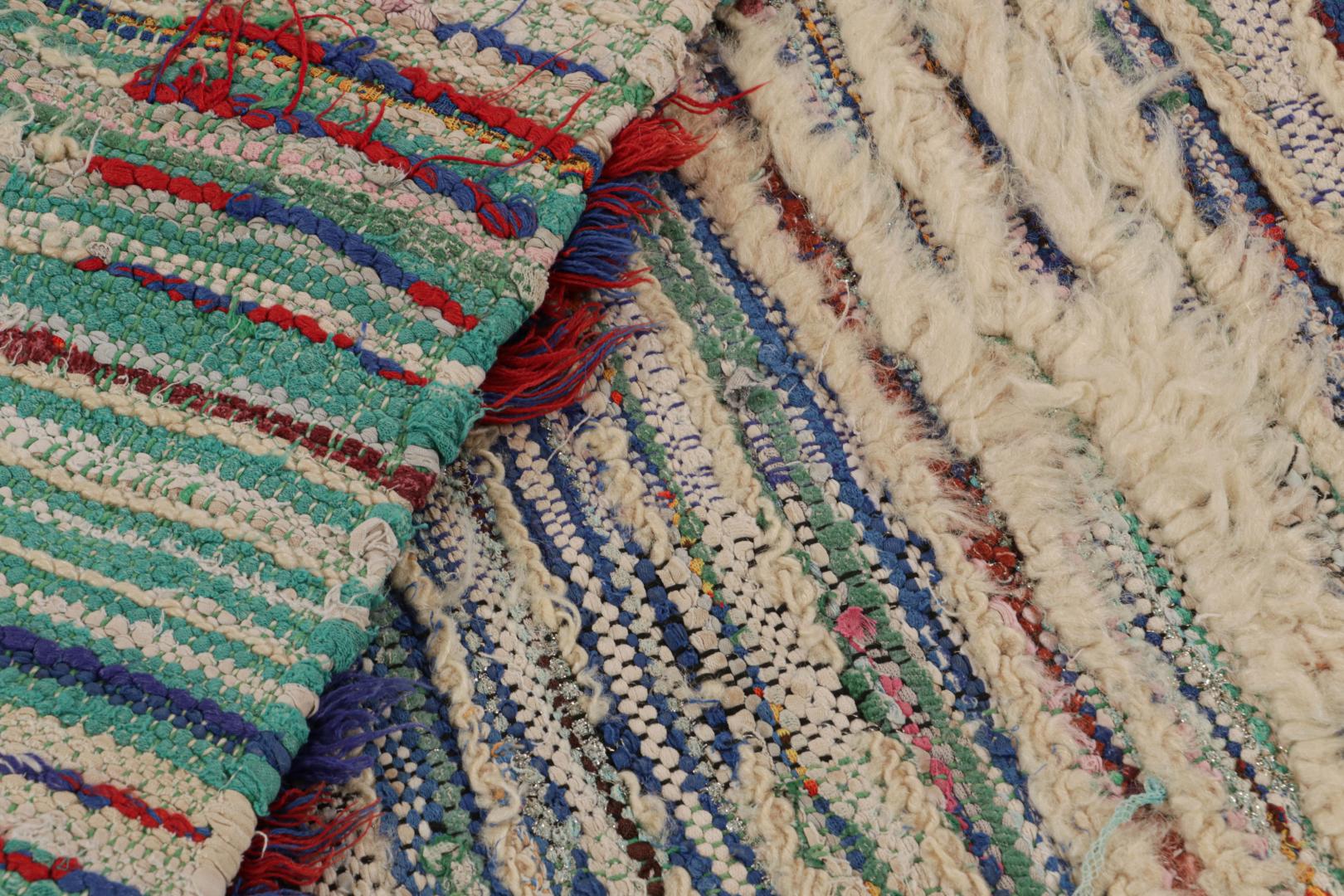 Vintage Moroccan Geometric Rug