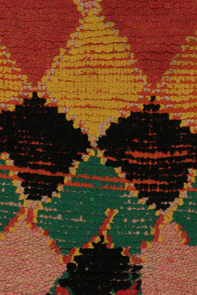 Vintage Moroccan Square Rug