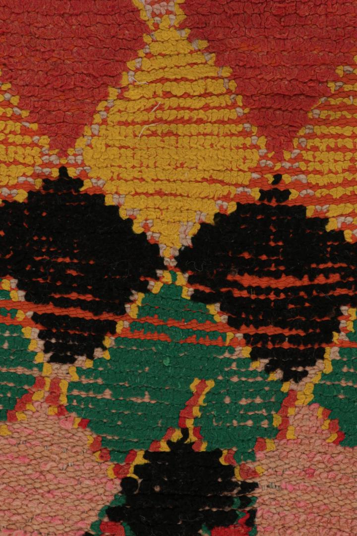 Vintage Moroccan Square Rug