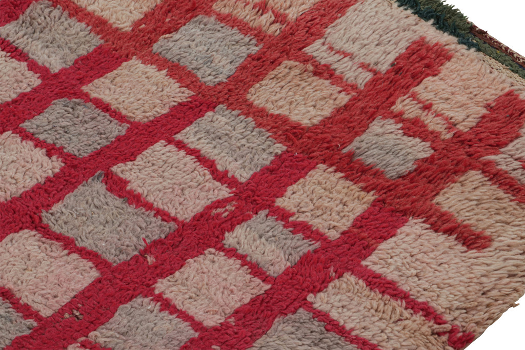 Vintage Moroccan Geometric Rug