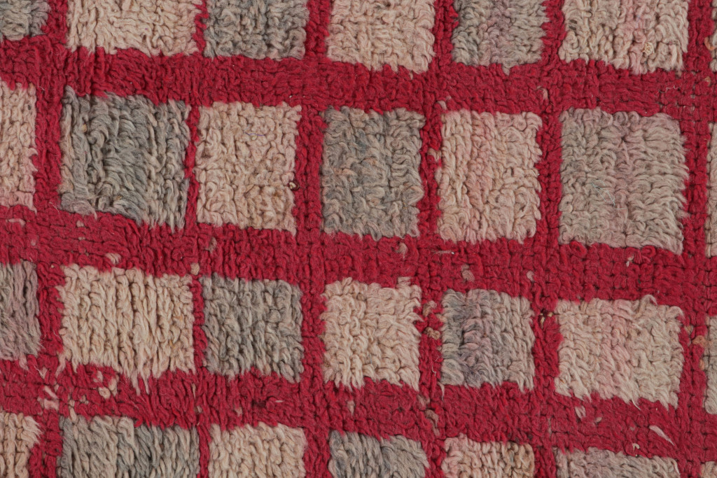 Vintage Moroccan Geometric Rug