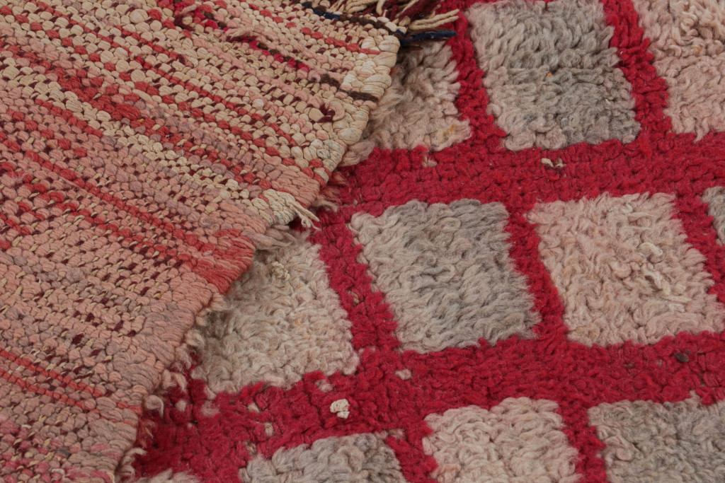 Vintage Moroccan Geometric Rug