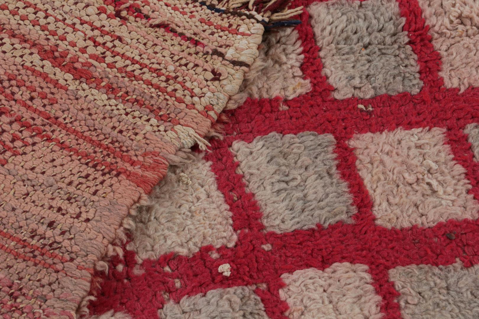 Vintage Moroccan Geometric Rug