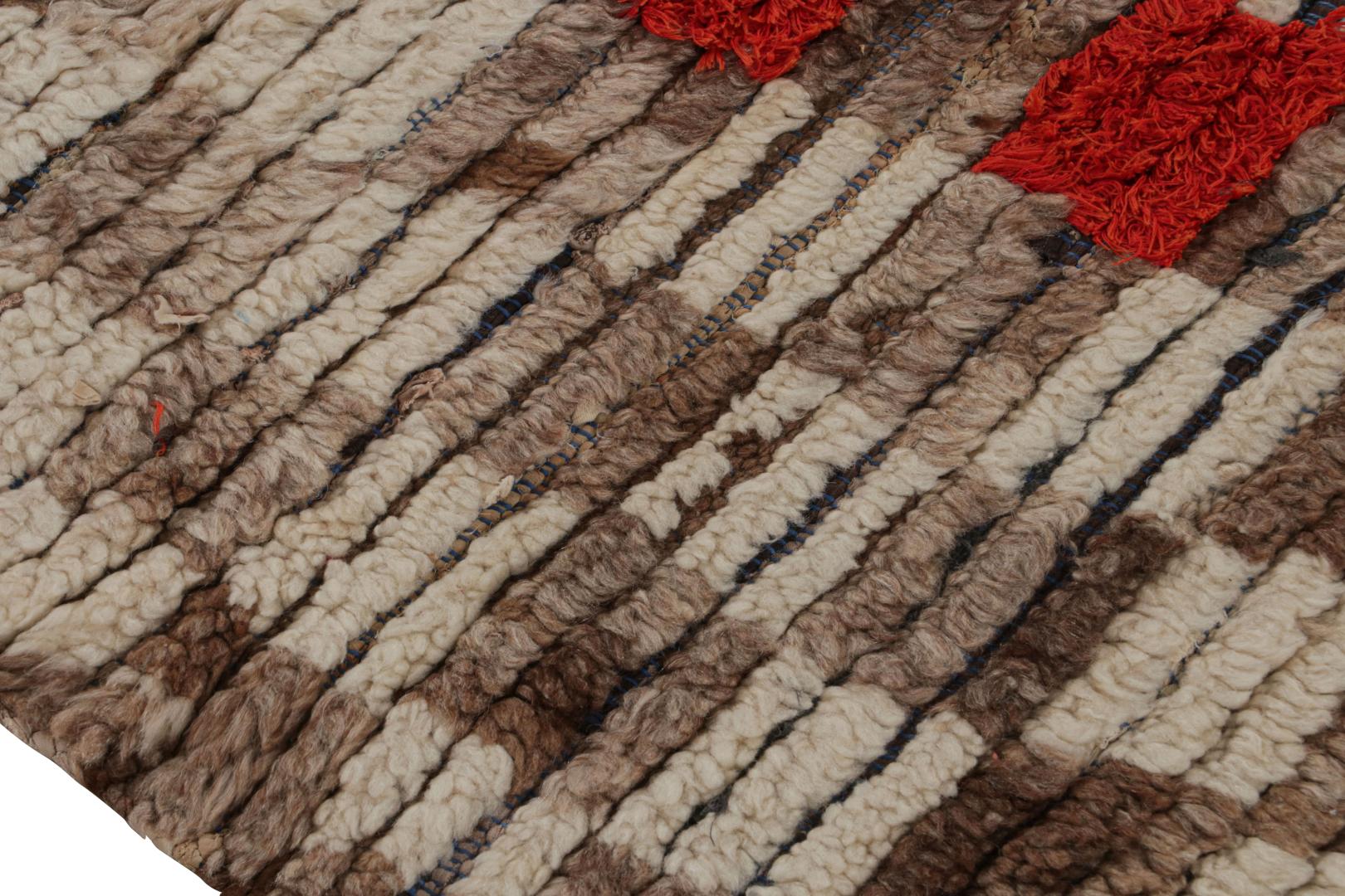 Vintage Moroccan Geometric Rug