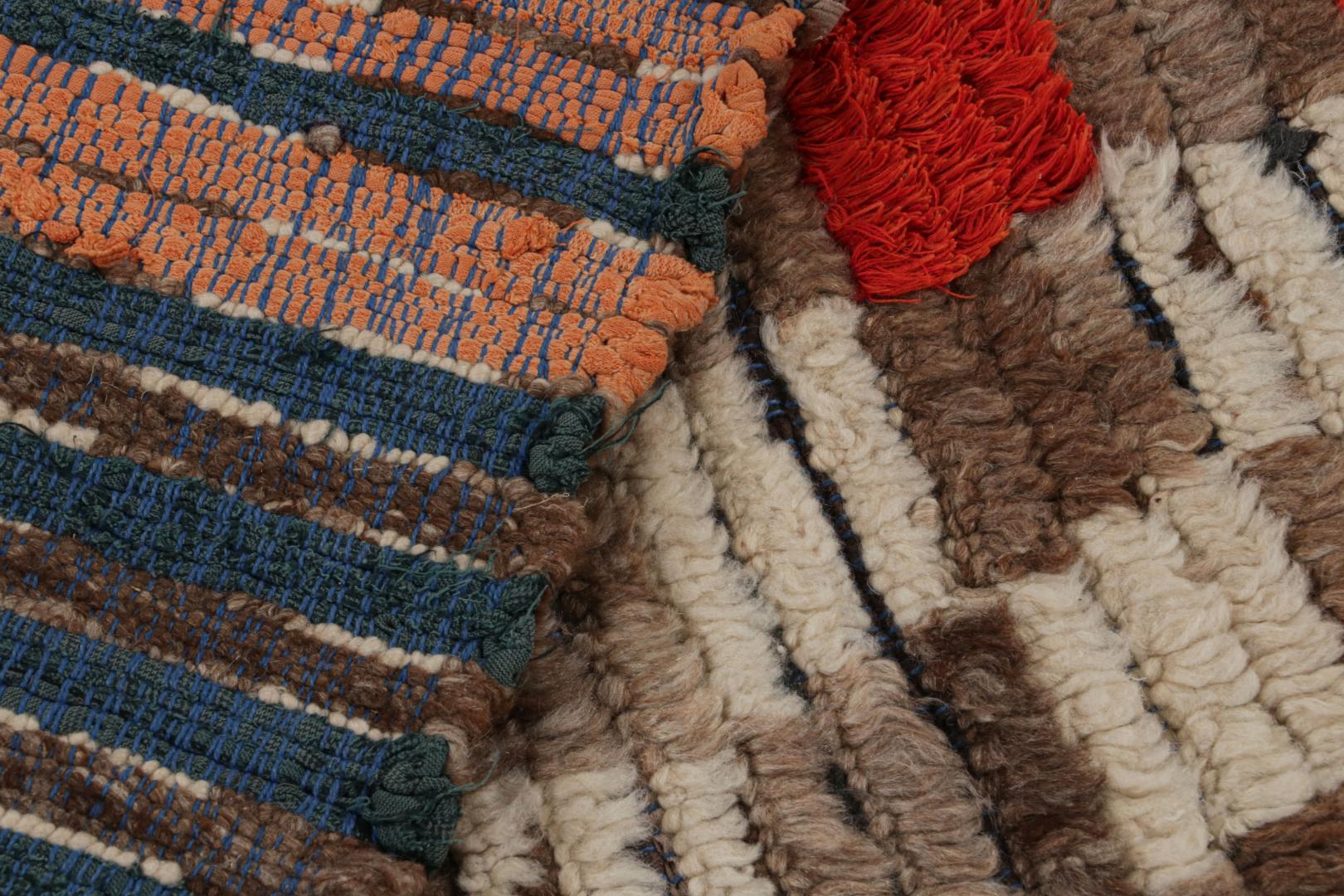 Vintage Moroccan Geometric Rug