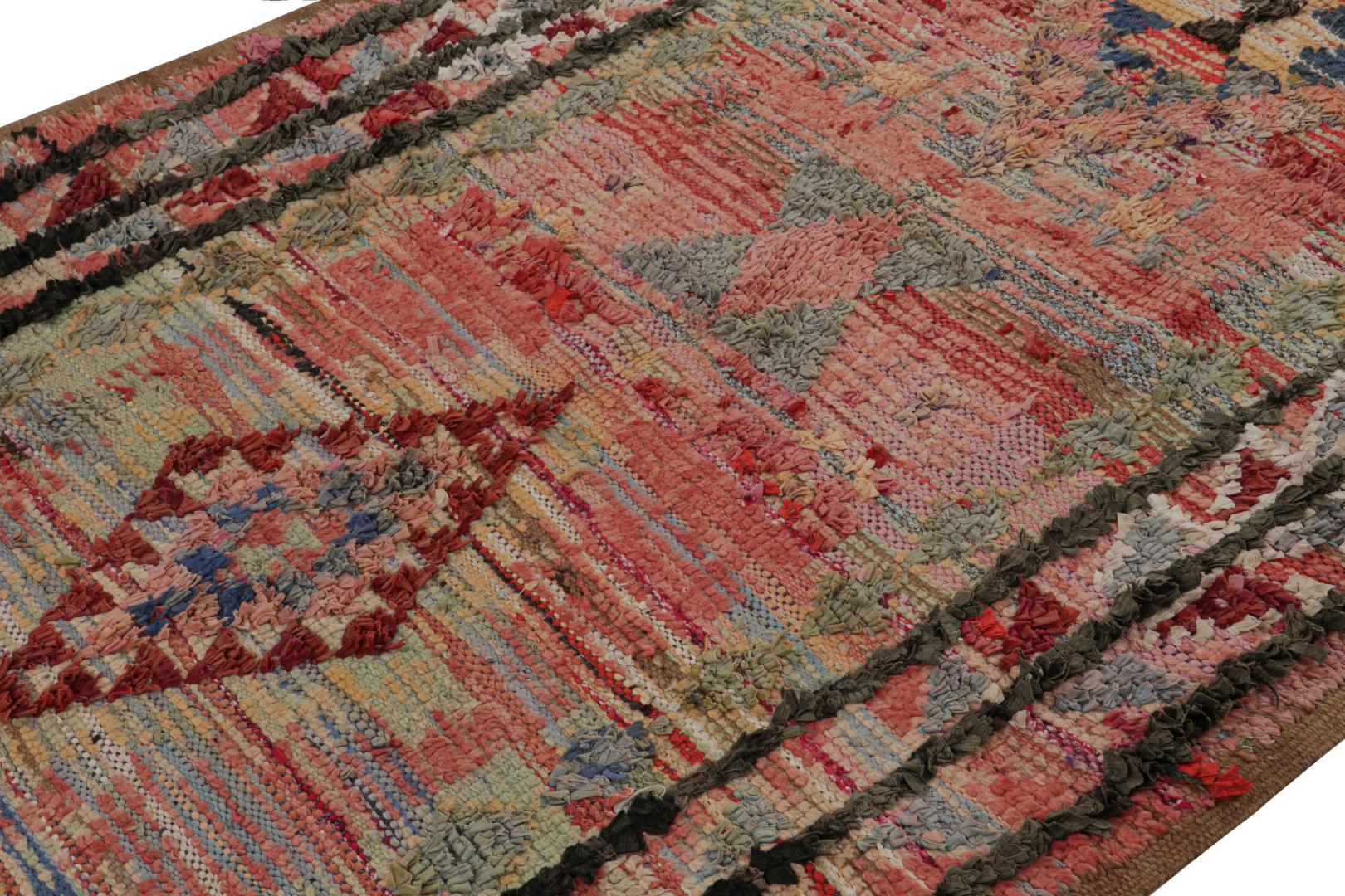 Vintage Moroccan Geometric Rug