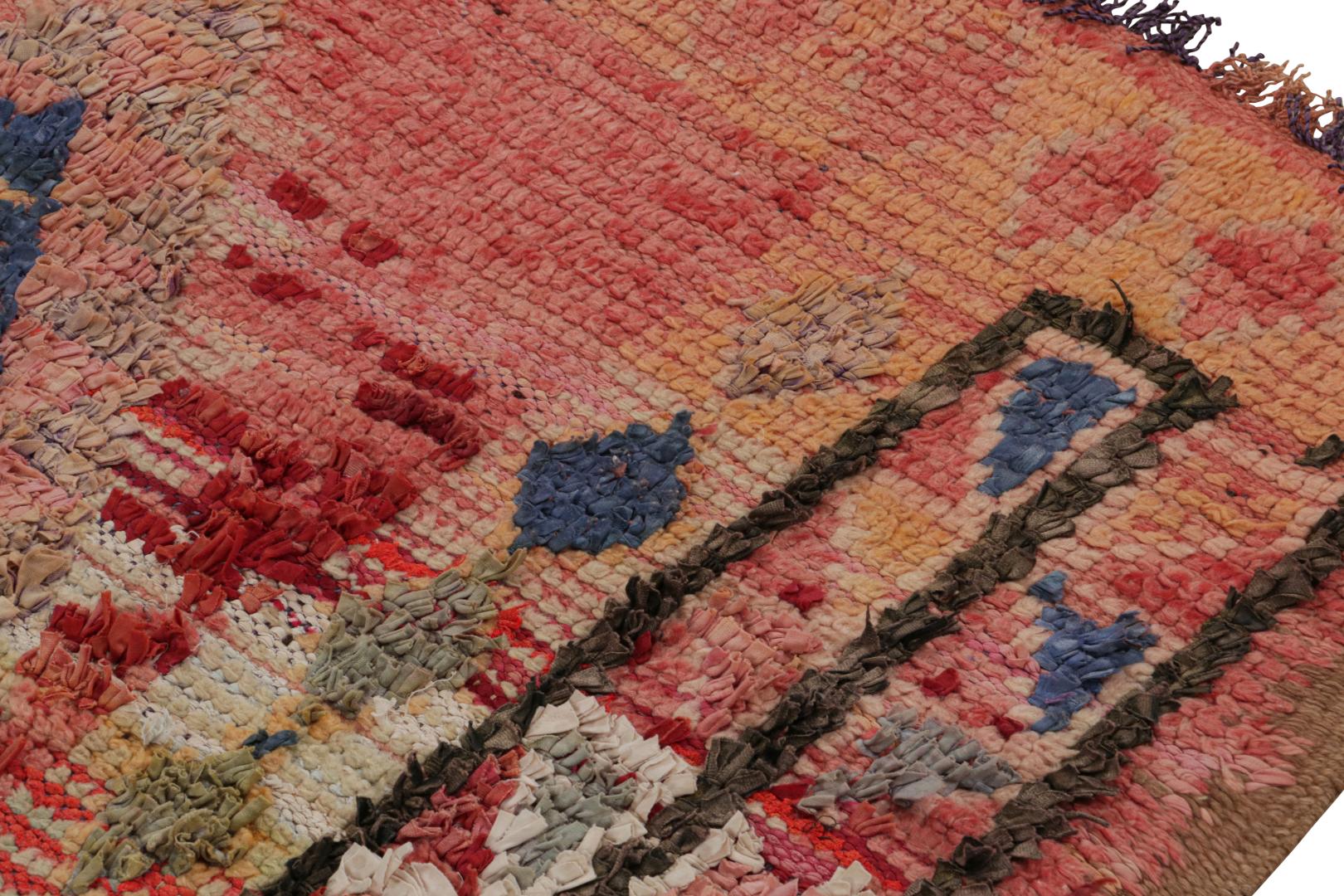 Vintage Moroccan Geometric Rug
