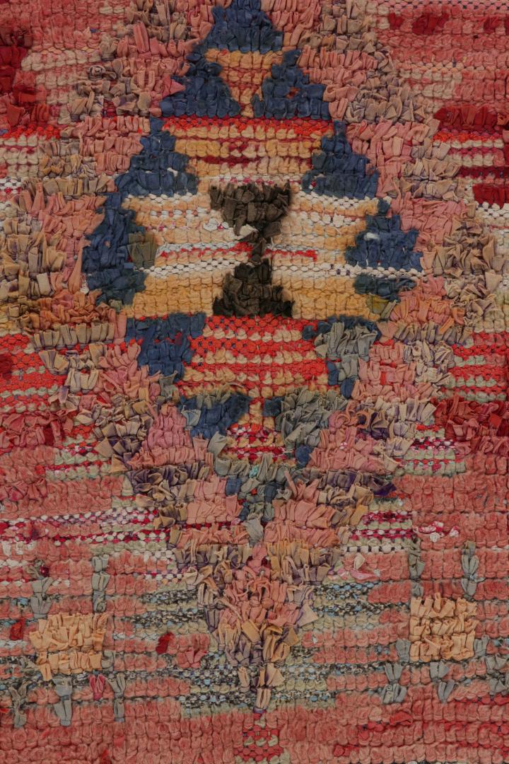 Vintage Moroccan Geometric Rug